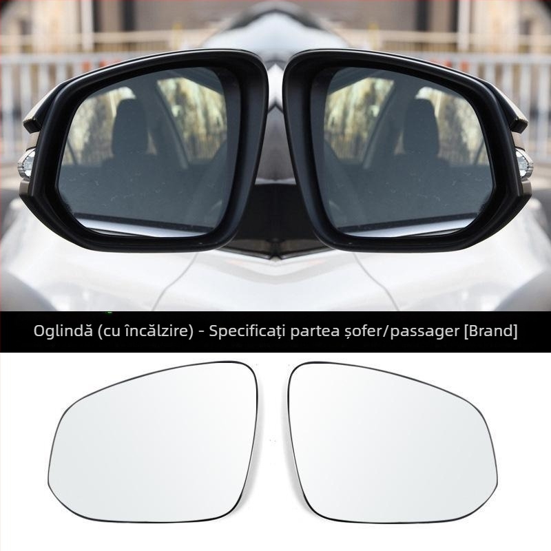 Carcasă exterioară oglindă retrovizoare pentru Toyota RAV4, stânga și dreapta, cu ramă semnalizator, material PC