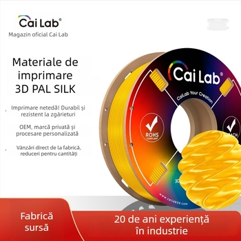 Filament PLA mătase, 200 g, compatibil cu Tuozhu Chuangxiang imprimare 3D, neted și fără blocări