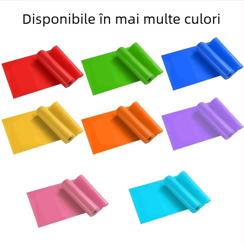 Bandă de rezistență pentru yoga, unisex, material TPE, brand Fanchi, cod Fc-6067-ch