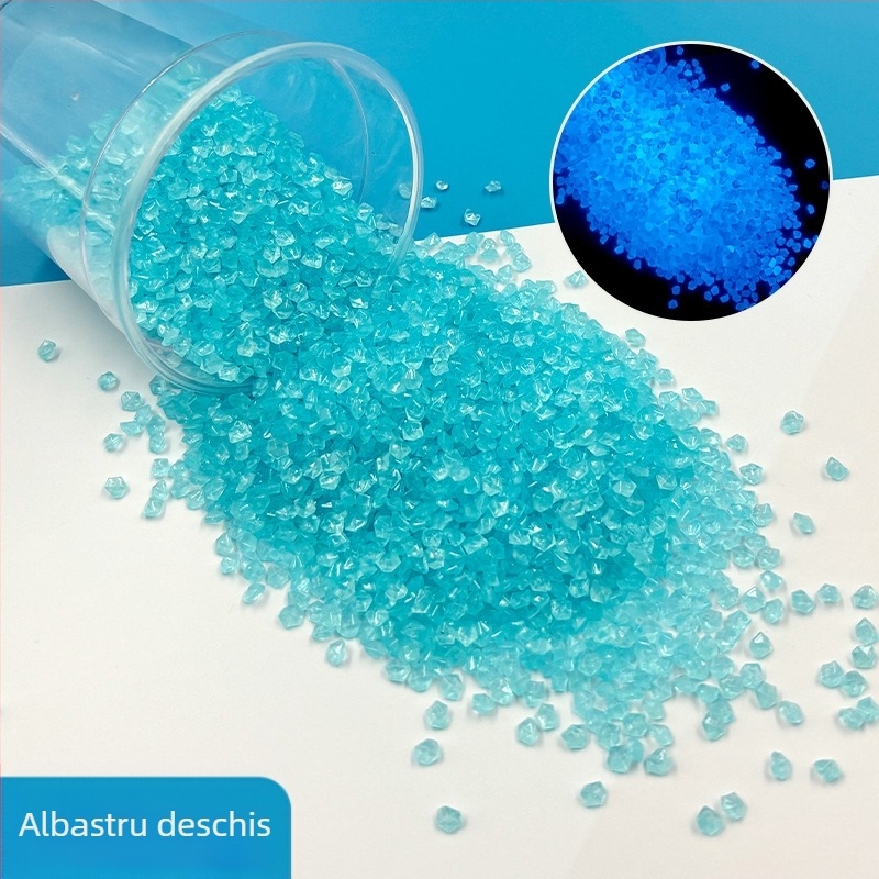 Nisip fosforescent pentru grădină și peisaj de acvariu – pietriș luminos și pietre ciobite, 25 kg, ambalaj 200 bucăți, brand Jibiao, Landstone, origine Yiwu