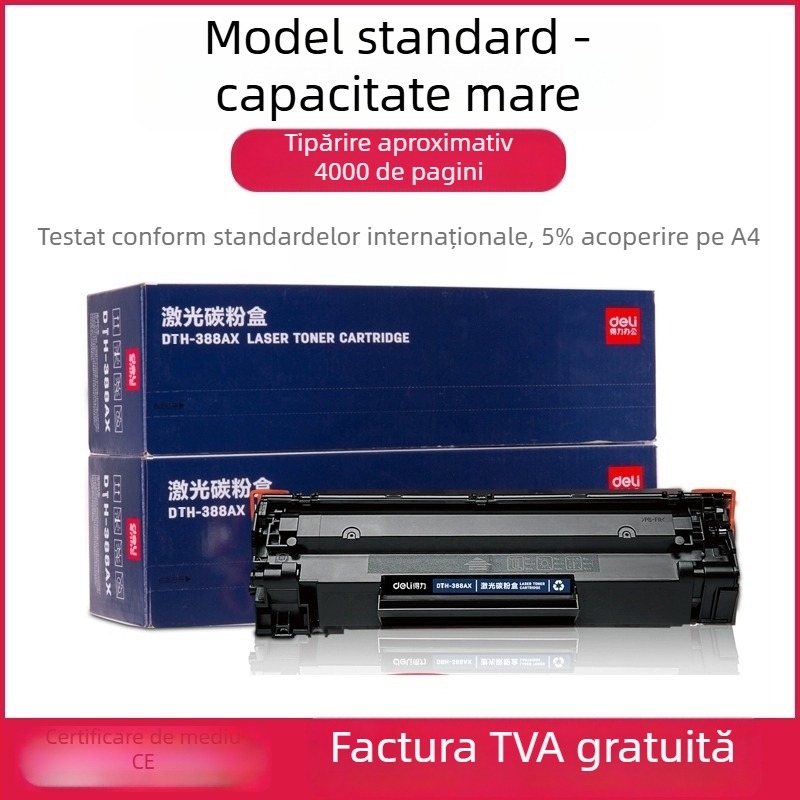 Cartuș toner DTH-388AT pentru HP M1136, M126a și P1106 (randament 1500 de pagini; reîncărcabil cu pulbere; imprimantă laser)