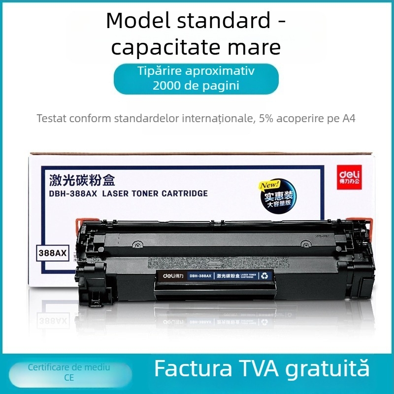 Cartuș toner DTH-388AT pentru HP M1136, M126a și P1106 (randament 1500 de pagini; reîncărcabil cu pulbere; imprimantă laser)