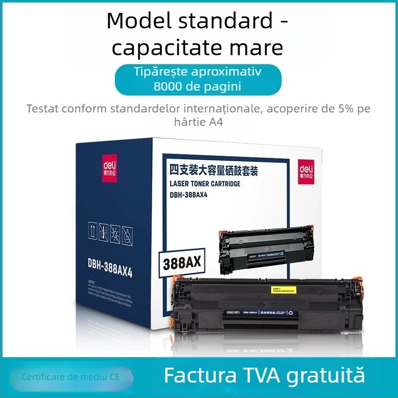 Cartuș toner DTH-388AT pentru HP M1136, M126a și P1106 (randament 1500 de pagini; reîncărcabil cu pulbere; imprimantă laser)