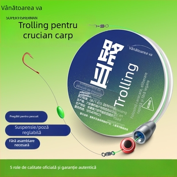 Set de linii pentru pescuitul crapului, toamnă-iarnă, material PE