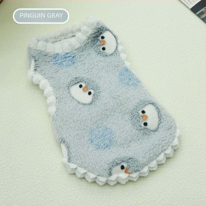 Vestă pentru animale de companie din lână, stil prințesă, pentru câini și pisici