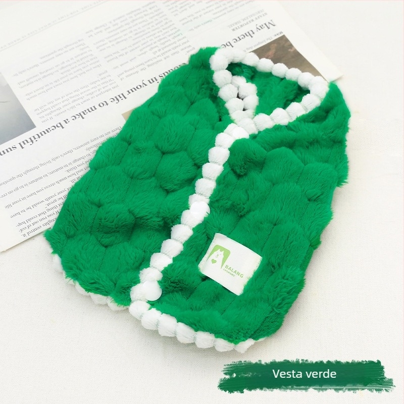 Vestă pentru animale de companie din lână, stil prințesă, pentru câini și pisici