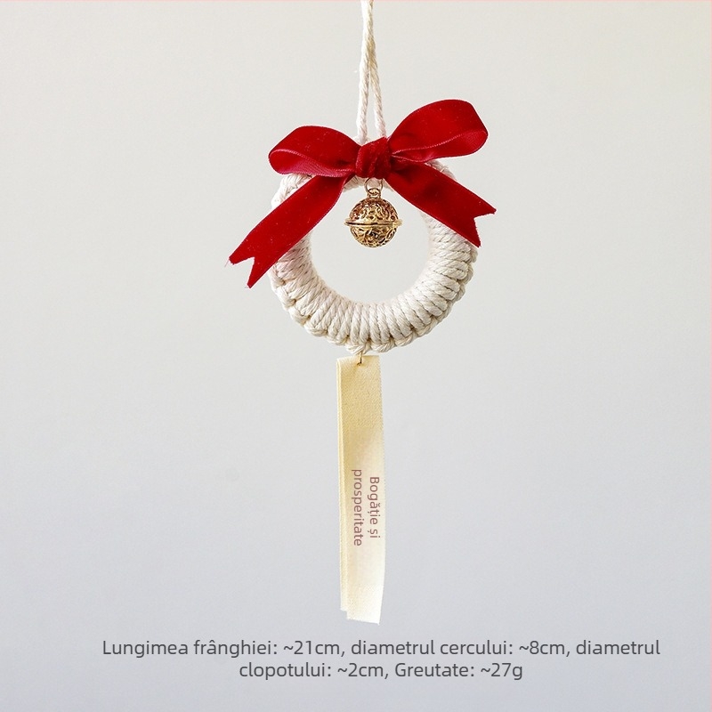 Nuchi ornament de Anul Nou cu clopoțel, caracter de binecuvântare și motiv zodiacal, pandant mini suspendat pentru Festivalul de primăvară