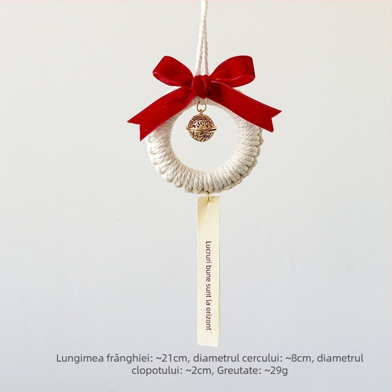 Nuchi ornament de Anul Nou cu clopoțel, caracter de binecuvântare și motiv zodiacal, pandant mini suspendat pentru Festivalul de primăvară