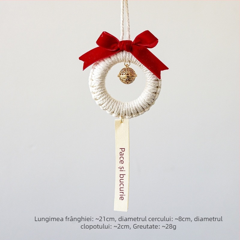 Nuchi ornament de Anul Nou cu clopoțel, caracter de binecuvântare și motiv zodiacal, pandant mini suspendat pentru Festivalul de primăvară