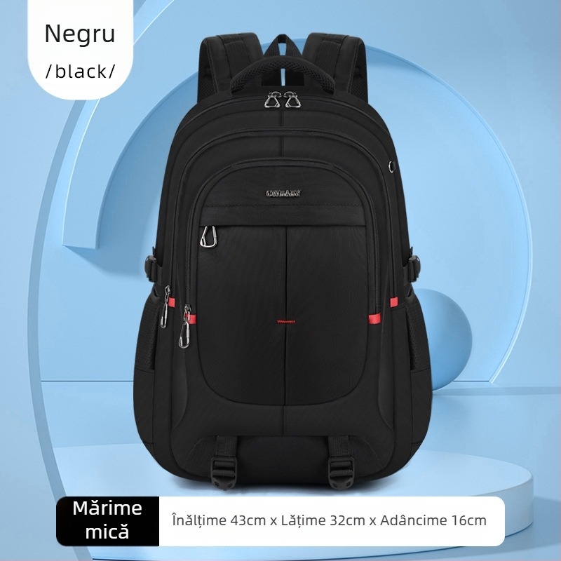 Rucsac pentru gimnaziu și liceu din stofă Oxford, impermeabil, protecție a coloanei vertebrale, model camuflaj, bretele curbate