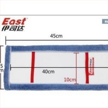 Isida mop plat pentru podea cu cap din fire de bumbac, tip praf din material textil, tijă din oțel inoxidabil