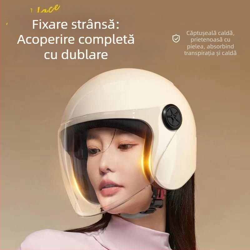Casca Huaihuan pentru vehicul electric - Certificare Tco99, Potrivire universală, Utilizare vară, Procesare și personalizare disponibile