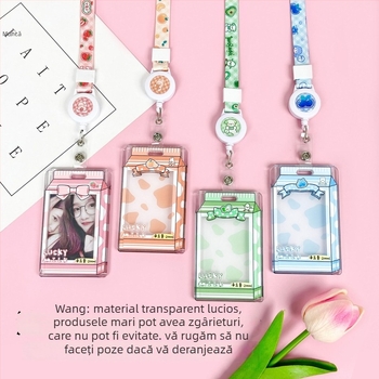 Suport pentru carduri în stil desen animat — Material PS, Tip: Suport pentru carduri