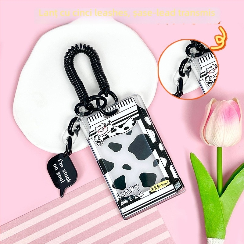 Suport pentru carduri în stil desen animat — Material PS, Tip: Suport pentru carduri