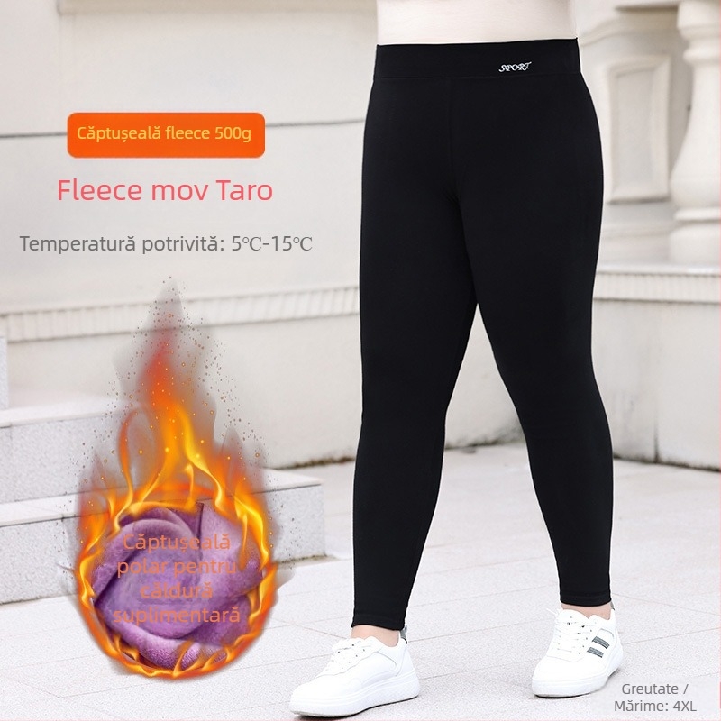 Pantaloni damă talie înaltă, skinny, uni, amestec poliester-elastan, lungime completă, croială creion