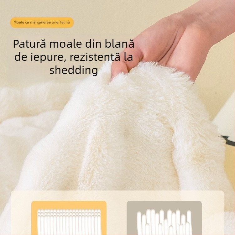 Pătură din cașmir – ușoară (<300 g), pentru toate anotimpurile, stil minimalist modern