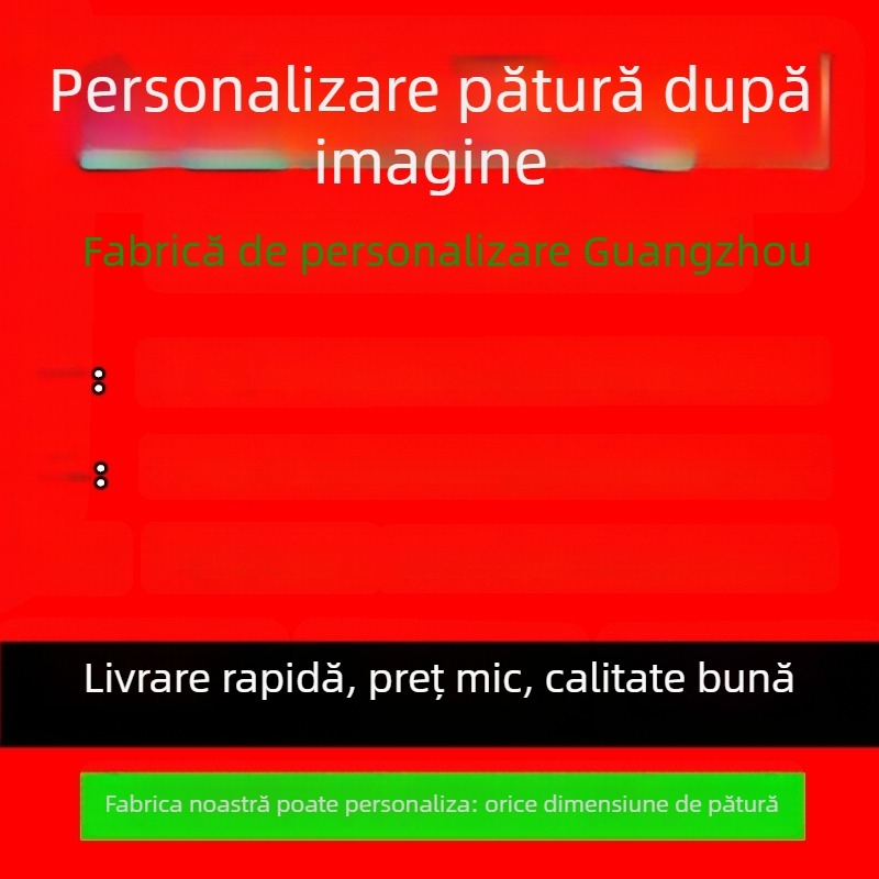 Pătură din flanel, mare, personalizabilă cu desen anime, din imaginea ta, pentru canapea și momente de odihnă