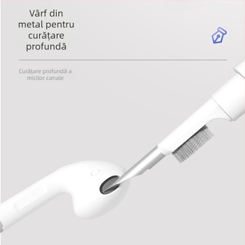 Pix de curățare pentru căști Bluetooth — compatibil universal; corp din plastic; model Q2; greutate 14,7 g; Funcție: curățare căști, telefoane mobile și alte dispozitive electronice; garanție 1 an