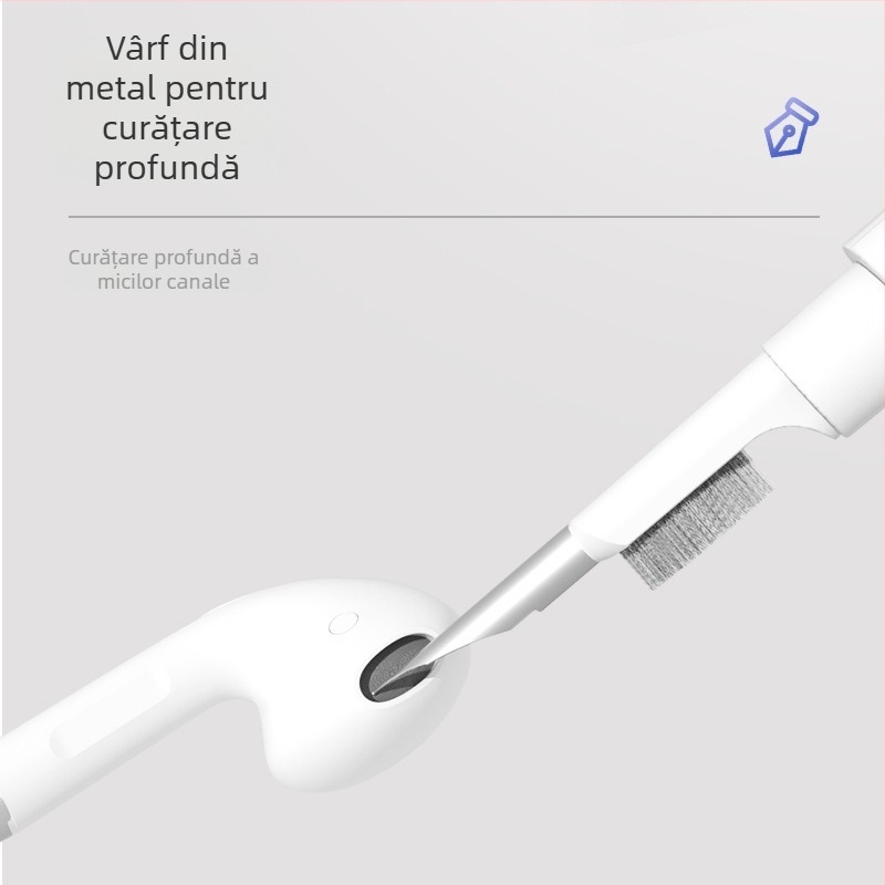 Pix de curățare pentru căști Bluetooth — compatibil universal; corp din plastic; model Q2; greutate 14,7 g; Funcție: curățare căști, telefoane mobile și alte dispozitive electronice; garanție 1 an