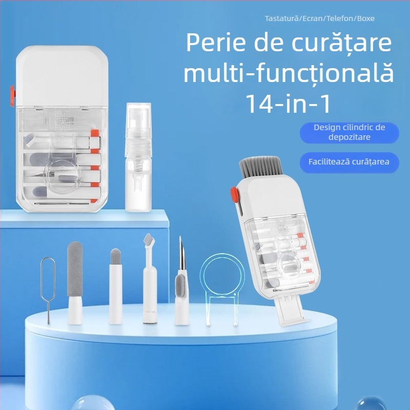 Set de curățare Q14, 14-in-1 ABS pentru laptopuri, telefoane mobile și tablete
