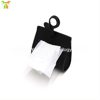 Pungă din piele pentru fecale de câine, stil Rolled, grosime îngroșată