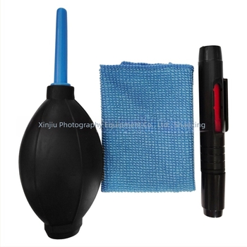 Set de curățare 3-în-unu pentru lentilele camerelor digitale, telefoanelor și calculatoarelor (Materiale: TPE, pânză)