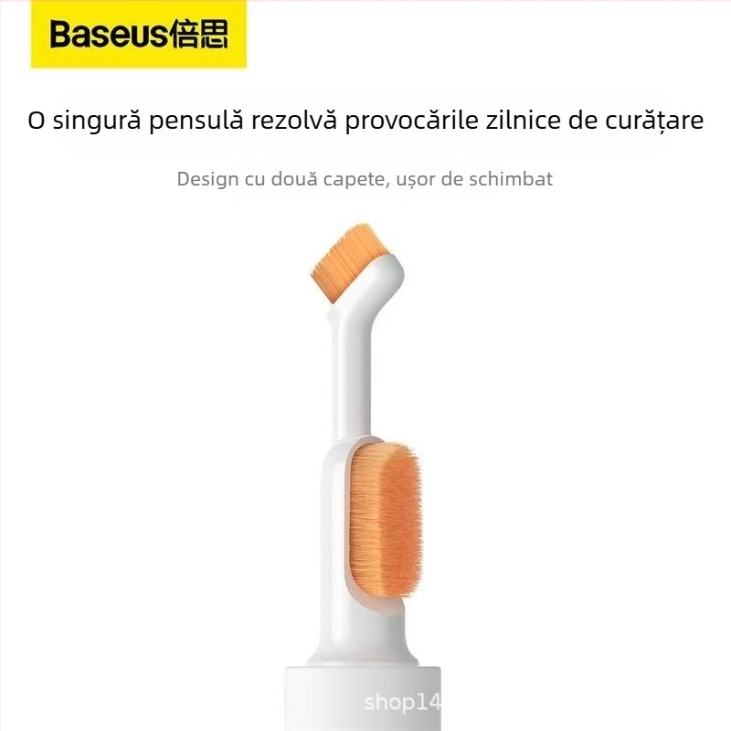 Pensulă de curățare pentru căști – compatibil universal, suport conectare agenți, model Earphone Cleaning Pen