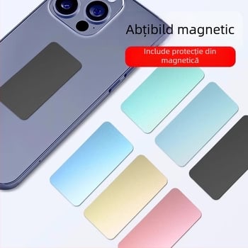 Folie magnetică pentru suportul auto al telefonului – ultra-subțire, model 1, compatibil universal.