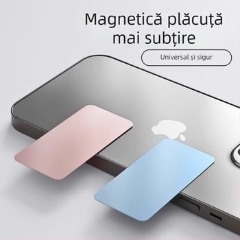 Folie magnetică pentru suportul auto al telefonului – ultra-subțire, model 1, compatibil universal.