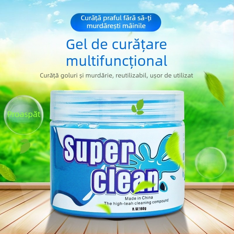 Gel de curățare pe bază de cauciuc – Town Head Crystal Edition, pentru laptop, telefon mobil, computer și aparat foto digital