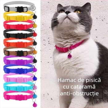 Colier de pisici – Nylon (Origine: Guangdong; Marcă: Cool; Non-Expandable; Pentru pisici)