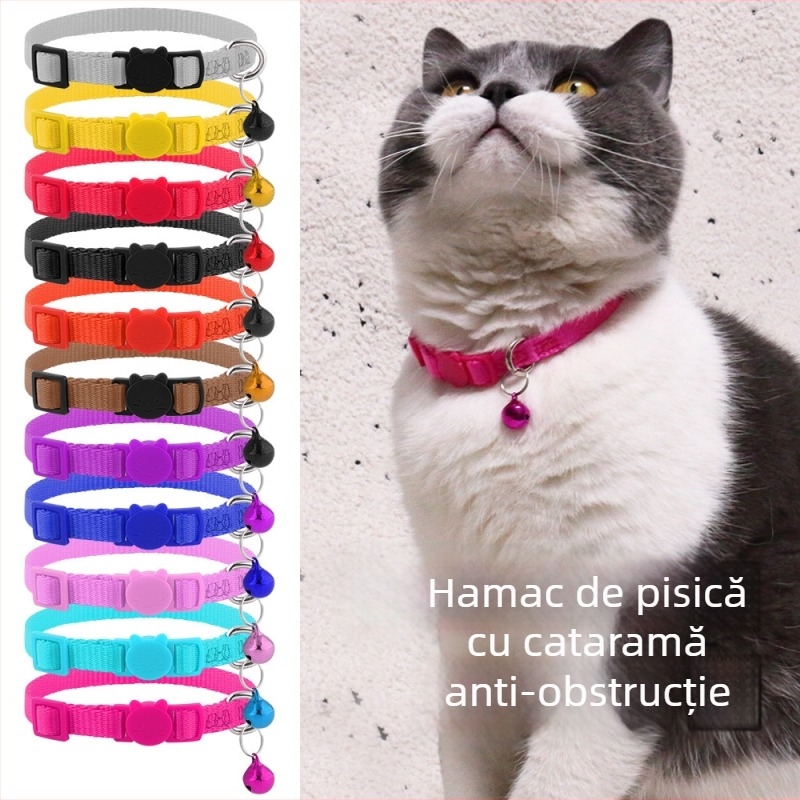 Colier de pisici – Nylon (Origine: Guangdong; Marcă: Cool; Non-Expandable; Pentru pisici)