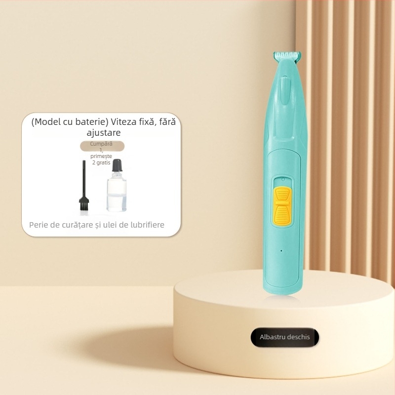 Tuns electric pentru animale de companie – pentru câini și pisici, trimmer pentru păr la labe și șlefuitor de unghii, ABS și oțel inoxidabil