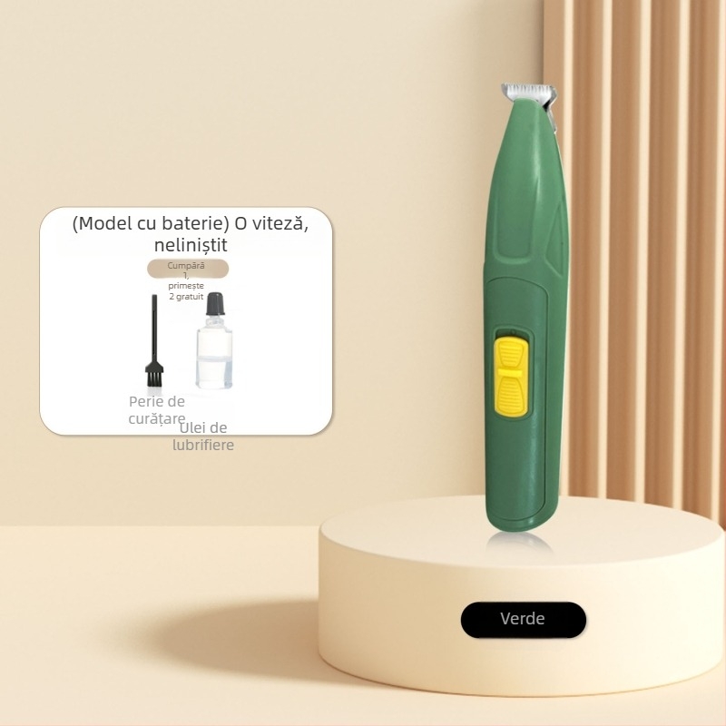 Tuns electric pentru animale de companie – pentru câini și pisici, trimmer pentru păr la labe și șlefuitor de unghii, ABS și oțel inoxidabil