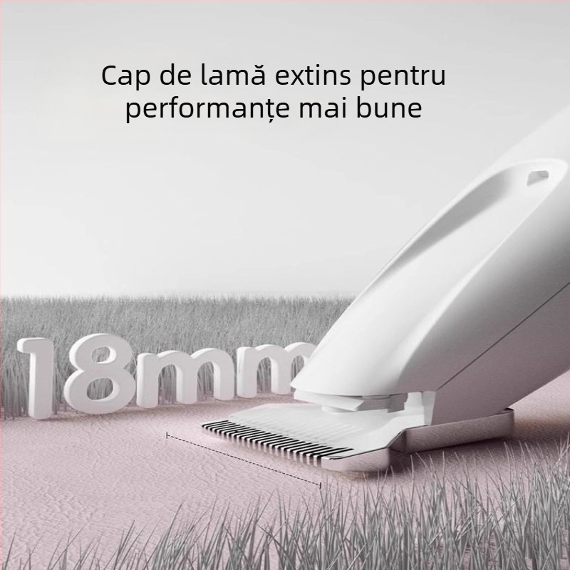 Tăietor electric pentru picioarele animalelor de companie, silențios, încărcabil; Material: ABS + ceramică + oțel inoxidabil; Utilizare universală; Brand Tiger Pets; Cod produs Fz-256