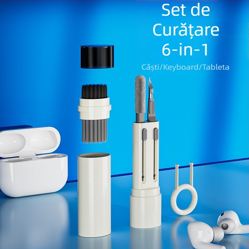 SYT-05 Kit de curățare 6 în 1 pentru dispozitive electronice; Material: ABS; Funcție: curățarea produselor electronice; Brand: Seven Thousand Ice