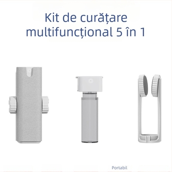 Q5Y Set de curățare ochelari – ABS, multifuncțional, 37 g