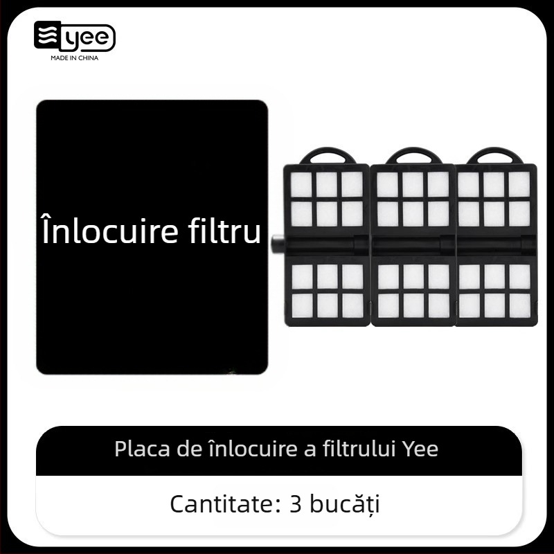 Yee Pompa de Filtru pentru Acvariu – Compactă, Silențioasă, Externă, 3-în-1 pentru Cascadă, Montaj pe Perete, Oxigenare și Circulație, din Plastic; pentru Pești de Apă Dulce; Modele: YMB-401/403/404/405; Brand: Yee