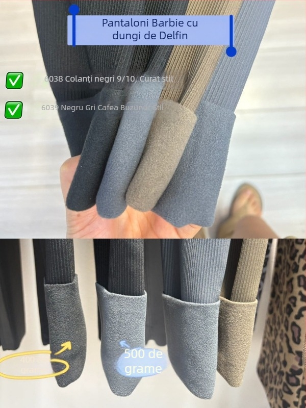 Pantaloni de yoga cu design rechin, talie înaltă pentru ridicare fesieră, material nailon, lungime 9/10, dungi verticale