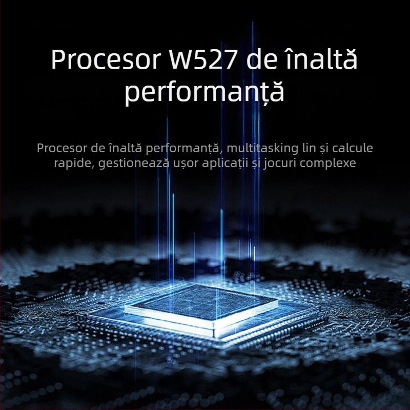 Ceas inteligent cu deblocare prin amprentă, slot SIM, ecran AMOLED, detecție saturație oxigen din sânge, rezistent la apă