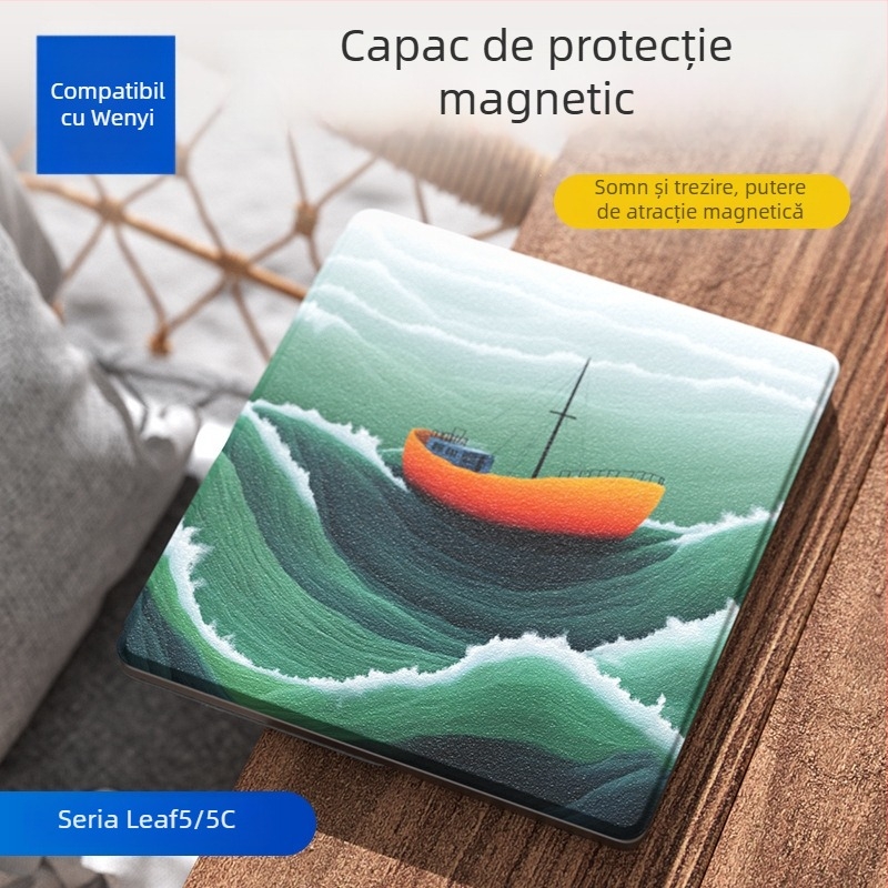 Carcasă protectivă Leaf5 cu capac rabatabil | Hanlin Reading | Modele cutie calibrare 0-150 / 0-200 / 0-300 | Personalizată după desene