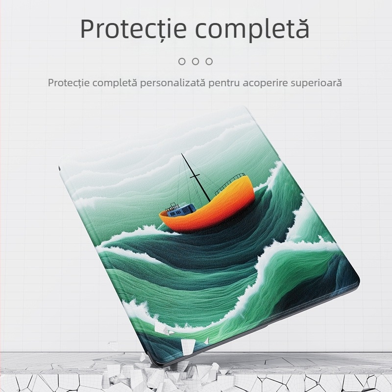 Carcasă protectivă Leaf5 cu capac rabatabil | Hanlin Reading | Modele cutie calibrare 0-150 / 0-200 / 0-300 | Personalizată după desene