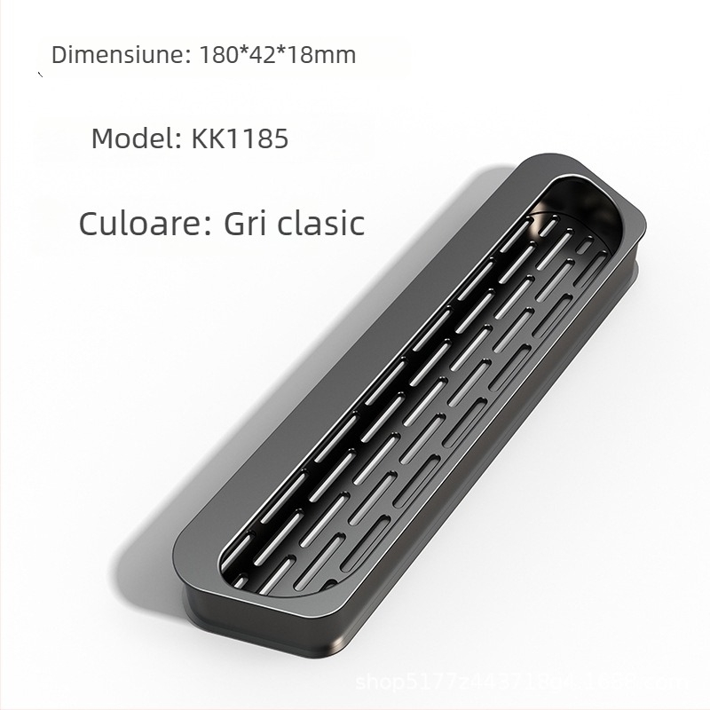 Mâner pentru ușă de dulap cu plasă, plită pe gaz încorporată, dulap ventilat, garderobă, mâner încorporat pentru balcon, sertar, stil modern minimalist