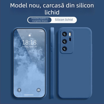 Carcasă Huawei P40 — protecție minimalistă cu margine dreaptă pentru P40 și P40 Pro, Youth Edition Lite