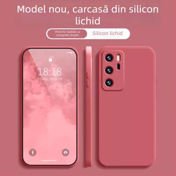 Carcasă Huawei P40 — protecție minimalistă cu margine dreaptă pentru P40 și P40 Pro, Youth Edition Lite