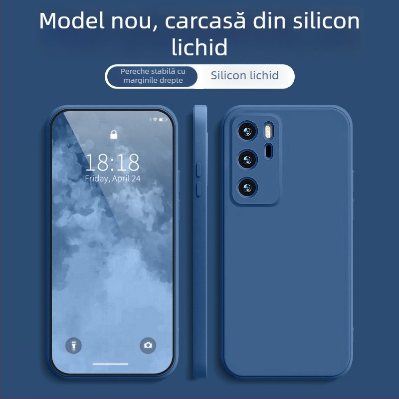 Carcasă Huawei P40 — protecție minimalistă cu margine dreaptă pentru P40 și P40 Pro, Youth Edition Lite