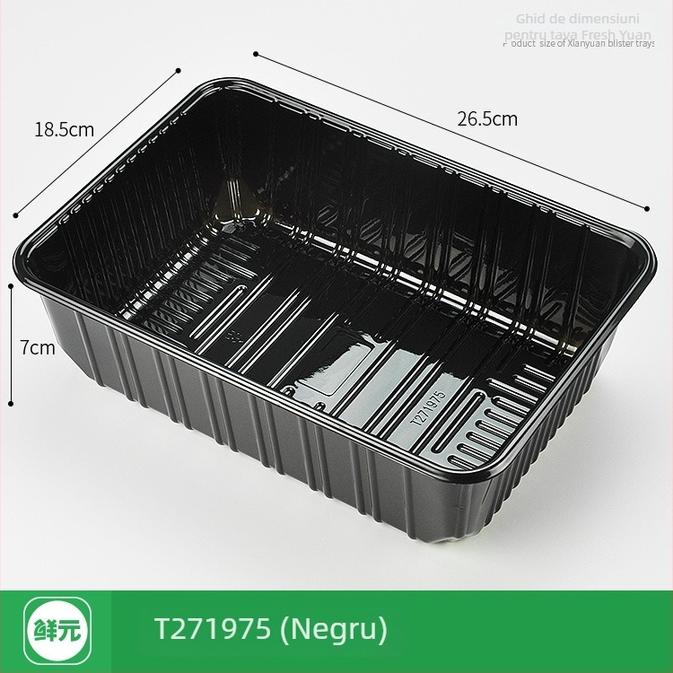 Cutie de fructe PET, de unică folosință, fără capac, model 1813, material PET, grosime pereți 0,3 mm, diametru interior 120 mm