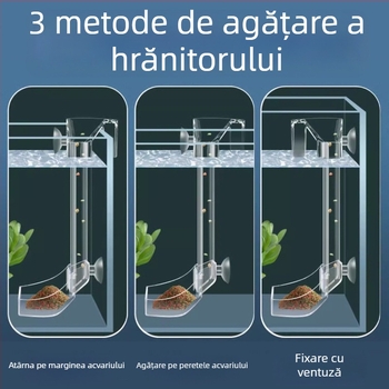 Tubă de alimentare acrilică pentru acvariu cu alimentare automată, hrănitor transparent pentru creveți – Strange Garden