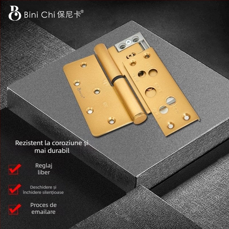 NOCA balama de ușă reglabilă tridimensional, în formă de H, din aliaj de aluminiu