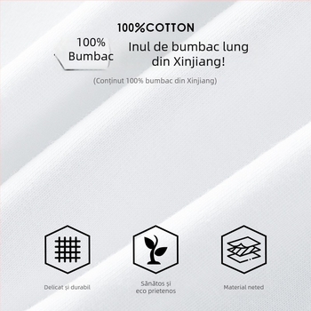 Vesta sportivă – 100% bumbac, croială lejeră, fără mâneci, imprimeu cu litere, vară